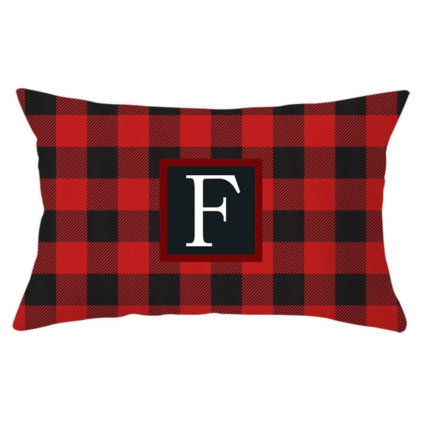 Funda de Cojín Navideña, Diseño Festivo, Patrón de Vacaciones con Estampado de Árbol y Copo de Nieve, Funda Decorativa para Almohadón de Sofá, 45x45 cm