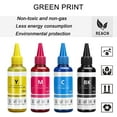 thumbnail image 4 of Sublimation Ink Refill Bottles compatible for Epson C88 C88+ WF7720 ET2720 WF7710 ET2650 ET2750 WF2750 WF3620 Printers (Black Cyan Magenta Yellow, 4-Pack), 4 of 4