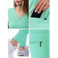 thumbnail image 5 of Adar Pro Movement Booster Scrub Set For Women - Sweetheart V-Neck Scrub Top & Yoga Jogger Scrub Pants, 5 of 7