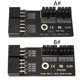 thumbnail image 2 of Coffee Placa adaptadora de fuente de alimentación Dual Atx, 8 pines hembra a 8 pines macho, 180 grados, conector de dirección asistida para tarjeta gráfica de escritorio Gpu, 2 of 5