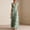 Green, variant on Morttic Women's Solid Color V-Neck Wrap Maxi Dress – Flutter Short Sleeve High Waist Side Ruffle Elegant Wedding Guest Dress Navy Blue,S