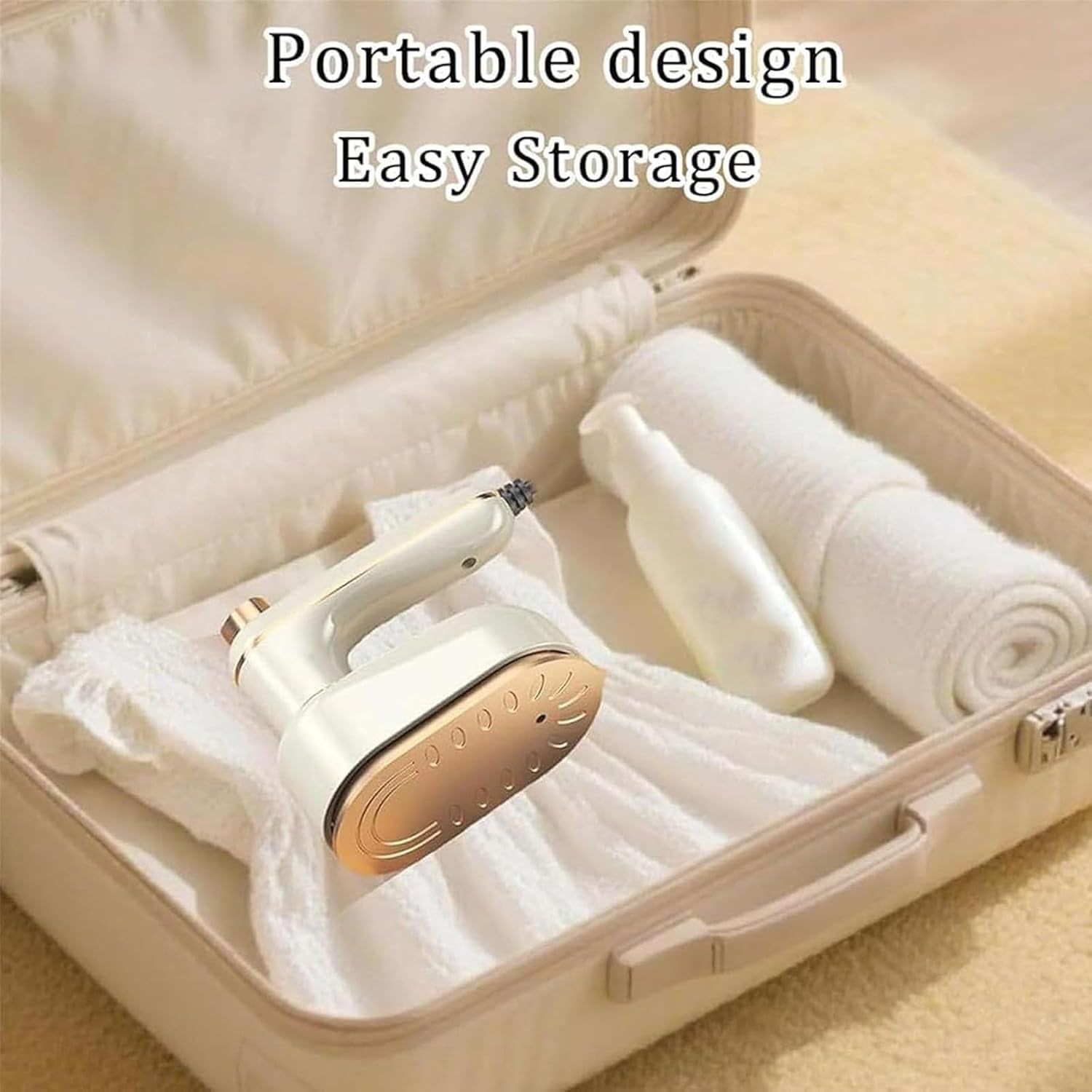 Mini Steam Iron | Portable Handheld Steam Cleaner, Plancha a Vapor para Ropa with Fast Heat-Up for Travel & Home Use