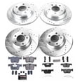 thumbnail image 3 of PowerStop Front and Rear Z23 Evolution Sport Carbon-Fiber Ceramic Brake Pad and Drilled & Slotted Rotor Kit Fits: BMW Select Models K7548, 3 of 3