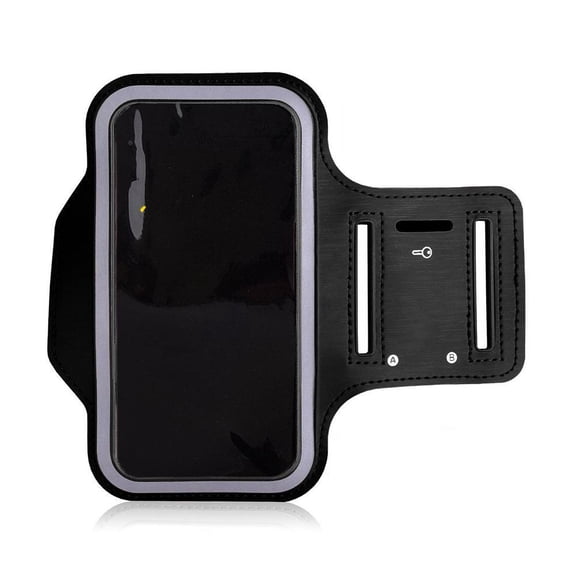 Black Running Phone Armband Holder for Hot B8 - Sports, Fitness, Arm Pouch for Up to 6.2" Phones