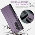 thumbnail image 4 of Funda tipo cartera para Samsung Galaxy A54 5G con bloqueo RFID, tarjetero, soporte magnético, funda protectora de piel con tapa para Samsung Galaxy A54 5G de 6,6 pulgadas, 4 of 6