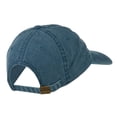thumbnail image 4 of Checkered Racing Flag Embroidered Washed Cap - Navy OSFM, 4 of 5
