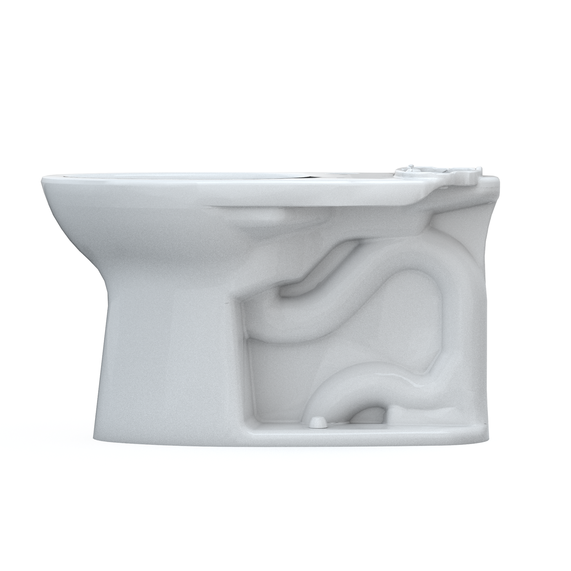 TOTO® Drake® Elongated Universal Height TORNADO FLUSH® Toilet Bowl with CEFIONTECT®, WASHLET®+ Ready, Cotton White - C776CEFGT40#01 - image 5 of 5