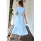 thumbnail image 3 of Vestido PRETTYGARDEN de Verano Cruzado con Cuello en V y Volantes XL, 3 of 7
