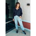 thumbnail image 7 of FreshPretty Women’s Casual Long Sleeve Half Zip Pullover Sweaters Solid V Neck Collar Ribbed Knitted Loose Slouchy Jumper Tops, 7 of 7