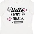 thumbnail image 4 of Inktastic Hello 1st Grade with Hearts and School Supplies Boys or Girls Toddler T-Shirt, 4 of 5