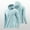 Sky Blue, variant on Mens UPF50+ Slim Fit Outdoor Clothing Sunscreen Hooded Beach Hiking Fishing Breathable Waterproof Windproof Sweatshirt Gray XXXL
