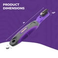 thumbnail image 3 of Cat and Dog Dematting Tools - Hertzko Single Sided Dog and Cat Dematting Comb - for All Pets - Effortlessly Removes Tangles, Mats, and Loose Fur - Safe, Easy Grooming for Cats and Dog - Large, 3 of 7