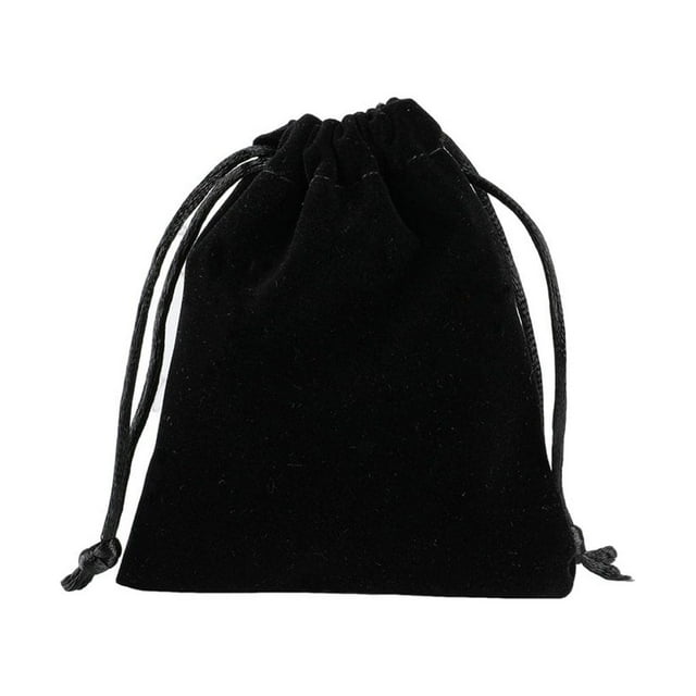 fastboy Drawstring Bag Storage Burlap Packaging Gift Corset Pouches Sack Jewelries Bundle Organize Candy Cosmetic Coins Black