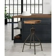 thumbnail image 3 of Hillsdale Worland 30" Metal Farmhouse Adjustable Stool in Brown, 3 of 3