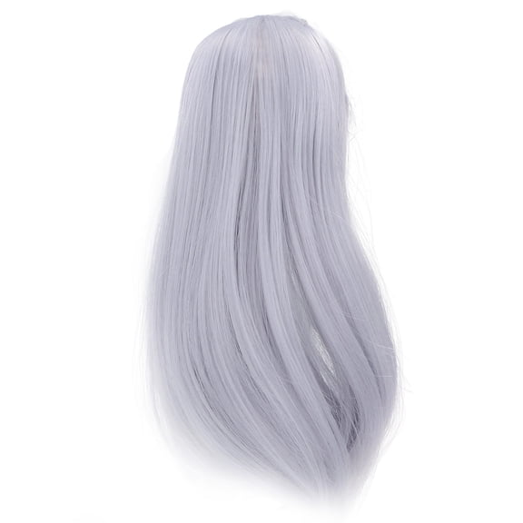 8in to 9in Doll Hair High Temperature Fiber Mesh Long Curly Doll Hair Replacement for 1/3 Doll,Doll Tail Wig,High Temperature Fiber Doll Hair Wig