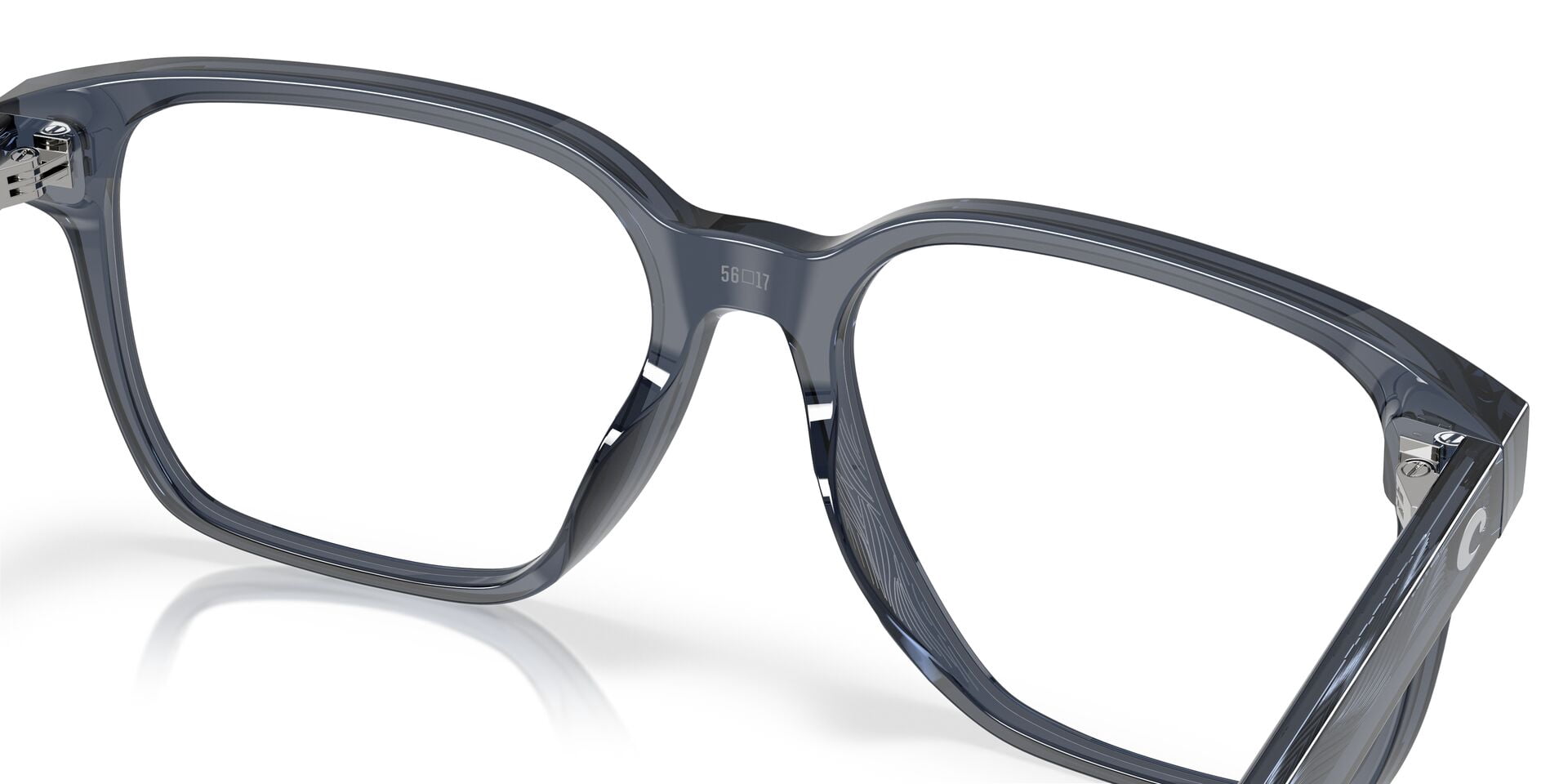 Costa Del Mar MRA 500 Eyeglasses, Size 56 Abyss Blue Optical Frames with Demo Lenses