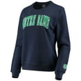 thumbnail image 2 of Women's Colosseum Navy Notre Dame Fighting Irish Campanile Pullover Sweatshirt, 2 of 3
