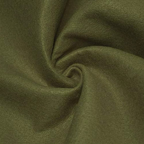 AK TRADING CO. 72-Inch Wide 1/16" Thick Acrylic Felt Fabric for Arts & Crafts, Cushion and Padding, Sewing Projects, Kids School Projects, DIY Projects & More. - Light Olive, 10 Yards
