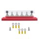 thumbnail image 1 of Bloque de distribución de energía, barra colectora ignífuga DC 12-48V 150A para barco, yate, marino Rojo kusrkot Bloque de distribución de energía, 1 of 8