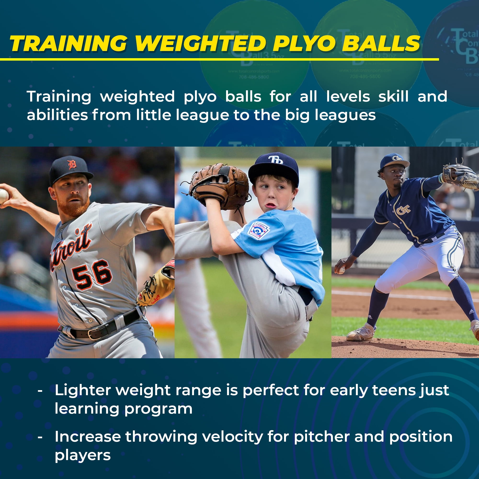 TCB™ Weighted Training Baseballs. Sports Facilities Group Inc.