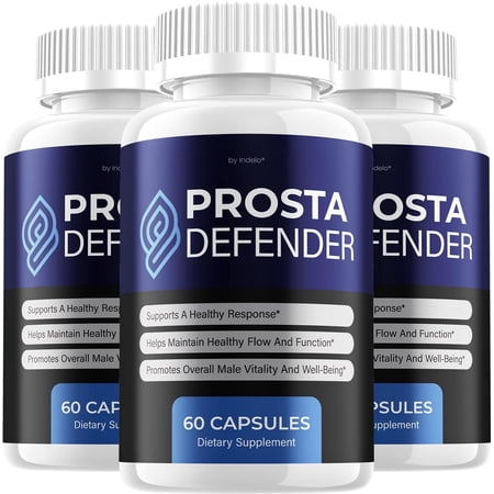 ProstaDefender Supplement for Men – Prosta Defender Advanced Formula Supplements for Male Health Supplement, Reviews, 3 Pack, 180 Capsules