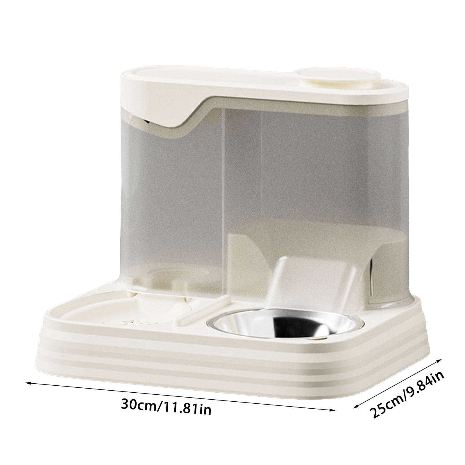 Automatic Pet Feeder and Water Dispenser Set Large Capacity Food Water Bowl for Dogs Cats Animals