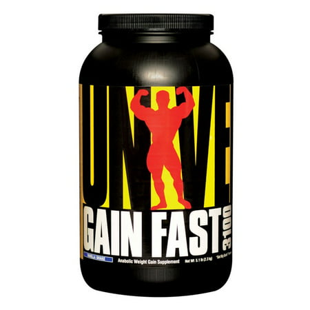 Universal Nutrition Gain Fast 3100 Anabolic Weight Gain Supplement Vanilla Shake, 5.1 (Best Shakes To Gain Weight)