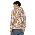 thumbnail image 4 of Wukai Sunflowers And Butterflies Print Men's Zip-Up Hoodie,Fleece Full-Zip Hoodie for Men, Hooded Sweatshirt-XX-Large, 4 of 5