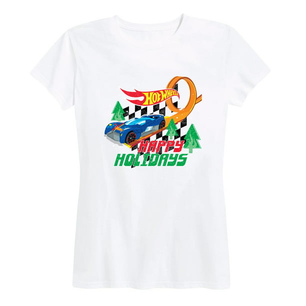 Hot Wheels - Holiday Merchandise - Women's Short Sleeve Graphic T-Shirt ...