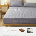 thumbnail image 2 of Paokuoon Waterproof Mattress Protector Mattress Pad Mattress Protector Waterproof Breathable Soft Elastic Band slip Full Coverage Children Elderly Protective, 2 of 7