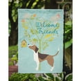 thumbnail image 3 of Carolines Treasures BB7601GF Welcome Friends Beagle Flag Garden Size  Small multicolor, 3 of 3