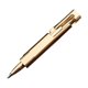 thumbnail image 5 of Bolígrafo De Bolsillo Compacto De Latón Que Viaja Suave Para Escribir Bolígrafo De Tinta Negra Retráctil Dorado, 5 of 9