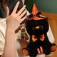 thumbnail image 4 of Juguetes de piscina, juguetes para bebés, juguetes para niños pequeños, gatos de Halloween durmiendo, muñeca de tela para niña, muñeca Meow Star, muñeca de decoración para fiestas de gatos fantasmas,, 4 of 6