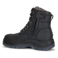 thumbnail image 2 of Rockrooster Men's 7 In. Black Zip-sided Steel Toe Anti-Static Work Boots AK245Z US 14 for Adult, 2 of 7