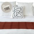 thumbnail image 3 of Pie de cama MACAR Queen King size Camino decorativo Tabaco, 3 of 4