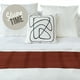 thumbnail image 3 of Pie de cama MACAR Queen King size Camino decorativo Tabaco, 3 of 4