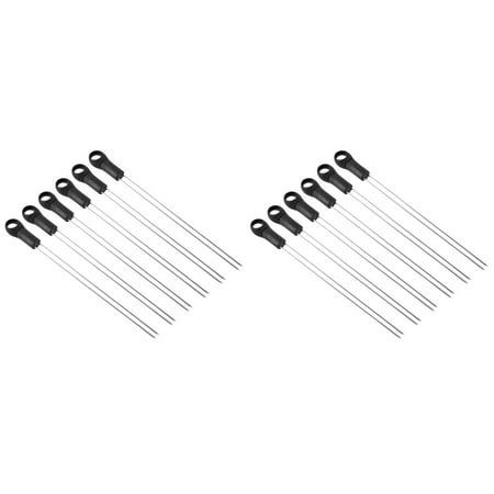 

FRCOLOR Fork Bbq Stainless Reusable Skewer Meat Sticks Steel Roasting Grilling Skewers Metal Grilling Forks Shredding Hotskewers