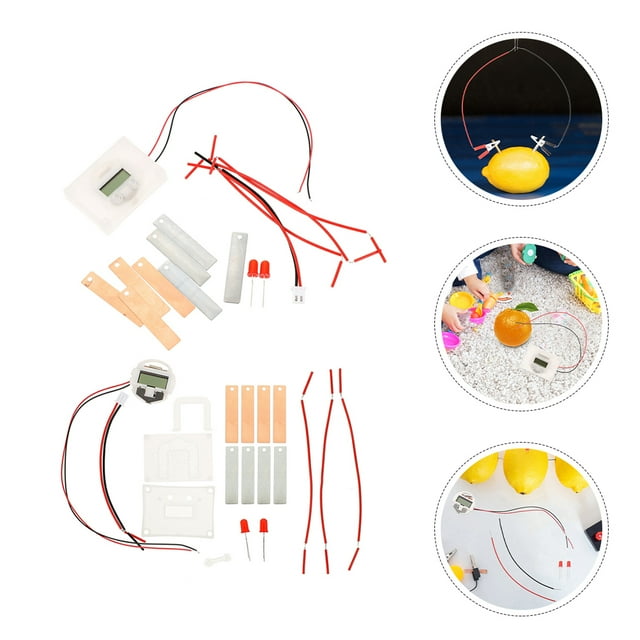 HEANUJJ 1 Set DIY Science Experiment Kits For Students With Plastic Sheet And Zinc Material