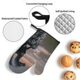 thumbnail image 3 of Salouo Black Dragon Cliff Dawn for Oven Mitts and Potholders BBQ Gloves-Oven Mitts and Pot Holders Non-Slip Cooking Gloves for Cooking Baking Grilling (4-Piece Set), 3 of 6