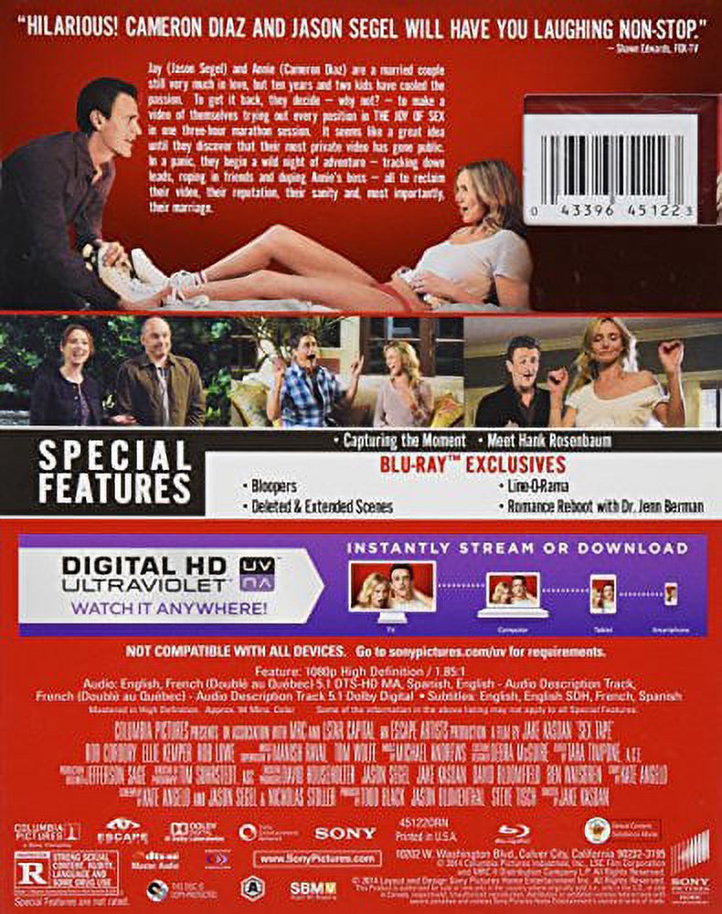 Sex Tape (Blu-ray) - Walmart.com