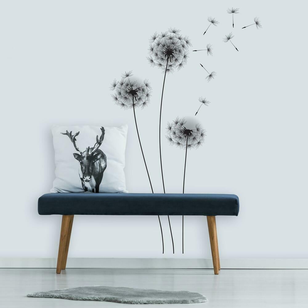 Bedroom Wall Stickers Art Home Room TV Background Removable Decal Dandelion S3