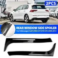 thumbnail image 2 of Car Rear Window Side Spoiler Wing Canards Splitter For Volkswagen Golf 6 MK6 GTI GTR GTD 2008 2009 2010 2011 2012 2013 Body Kit, 2 of 7