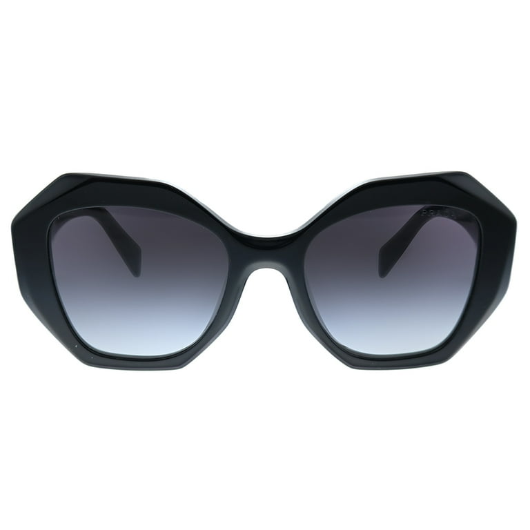 Prada PR 16WS Plastic Womens Geometric Sunglasses Black 53mm Prada PR 16WS Plastic Womens Geometric Sunglasses Black 53mm
