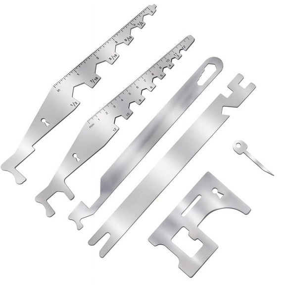 6Pcs Universal Tool Kit,High Elastic Stainless Steel Repair Tools,Multipurpose Home Tools Set