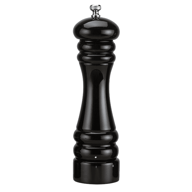 Molinillo de pimienta de madera de haya, suministros de cocina, molinillo de pimienta de madera manual de 8 pulgadas