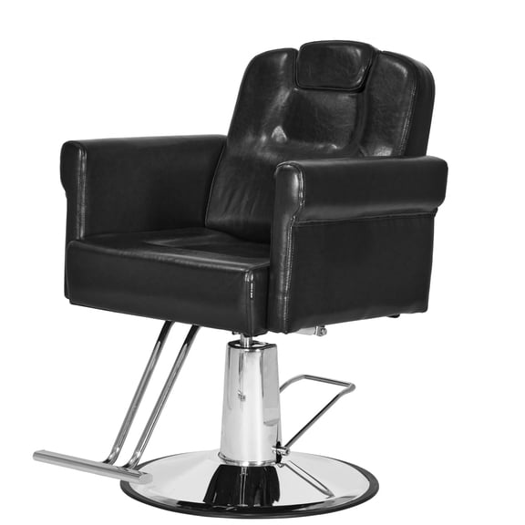 Barber Chair Salon Chair for Hair Stylist Styling Chair with Hydraulic Pump, Removable Headrest, 360 Degrees Swivel Hair Chair Spa Beauty Equipment