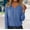 Blue, variant on Women's V-Neck Sweater with Rhinestone Buttons, Soft Wool Blend Knit Pullover with Low Cut Design, Elegant Dressy Casual Top for Layering, Comfortable Stretchable Base Layer for Daily Wear Black XL