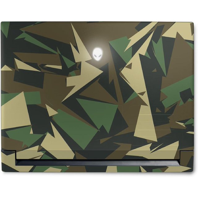 MightySkins Skin Compatible avec Alienware M18 R1 (2023) Kit Complet - Camouflage Polygonal Protecteur, Durable