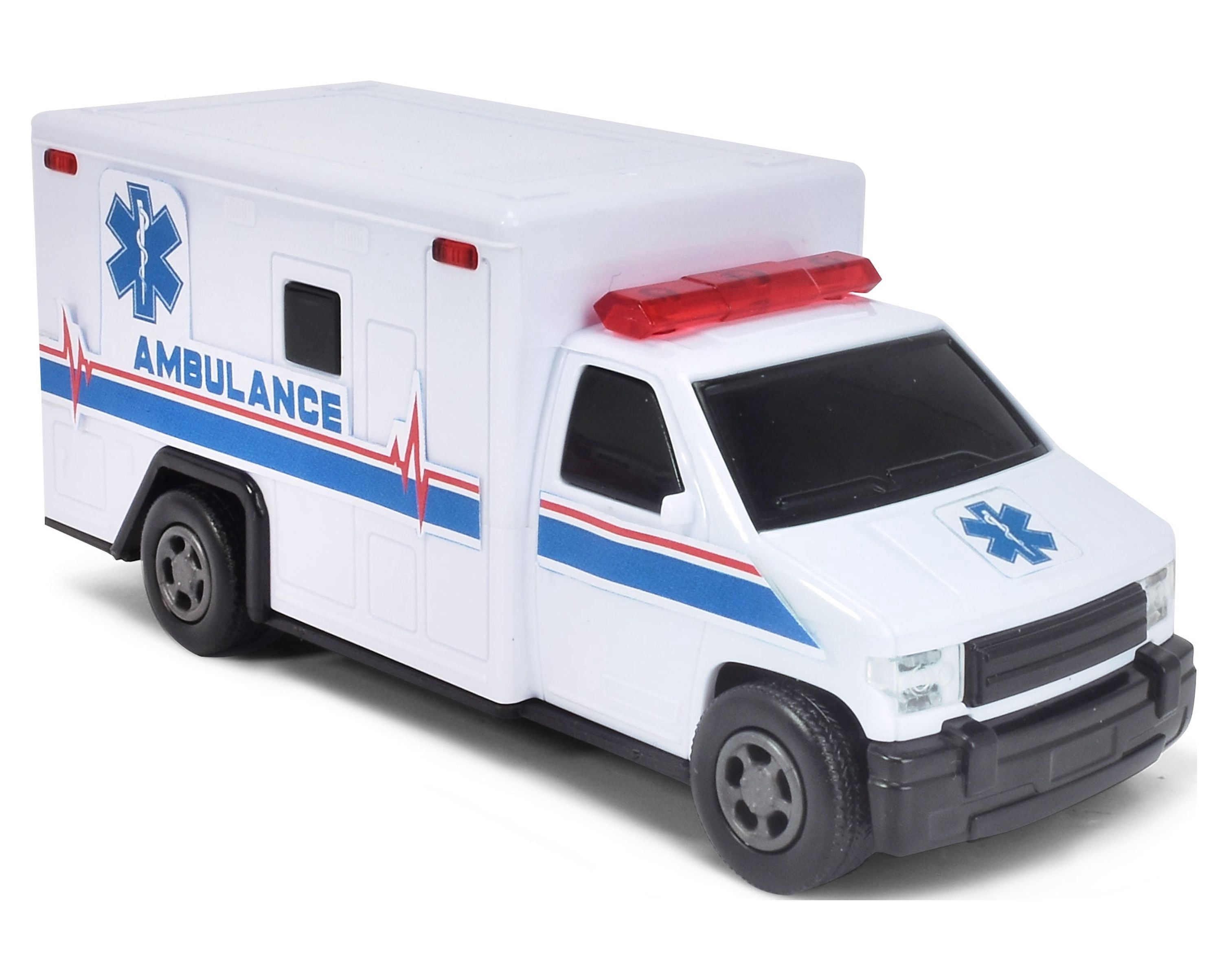 Adventure Force Rescue Station Playset, Lights & Sound, 3 Free-wheel Vehicles, Multicolor, Children Ages 3 & Up