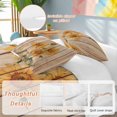 thumbnail image 2 of 3 Piece Sunflower Duvet Cover Set Queen Size,Microfiber Comforter/Quilt Cover with Corner Ties and 2 Pillowcases,Vintage Summer Botanical Wooden Farmhouse All Season Soft Bedding with Zipper Closure, 2 of 8